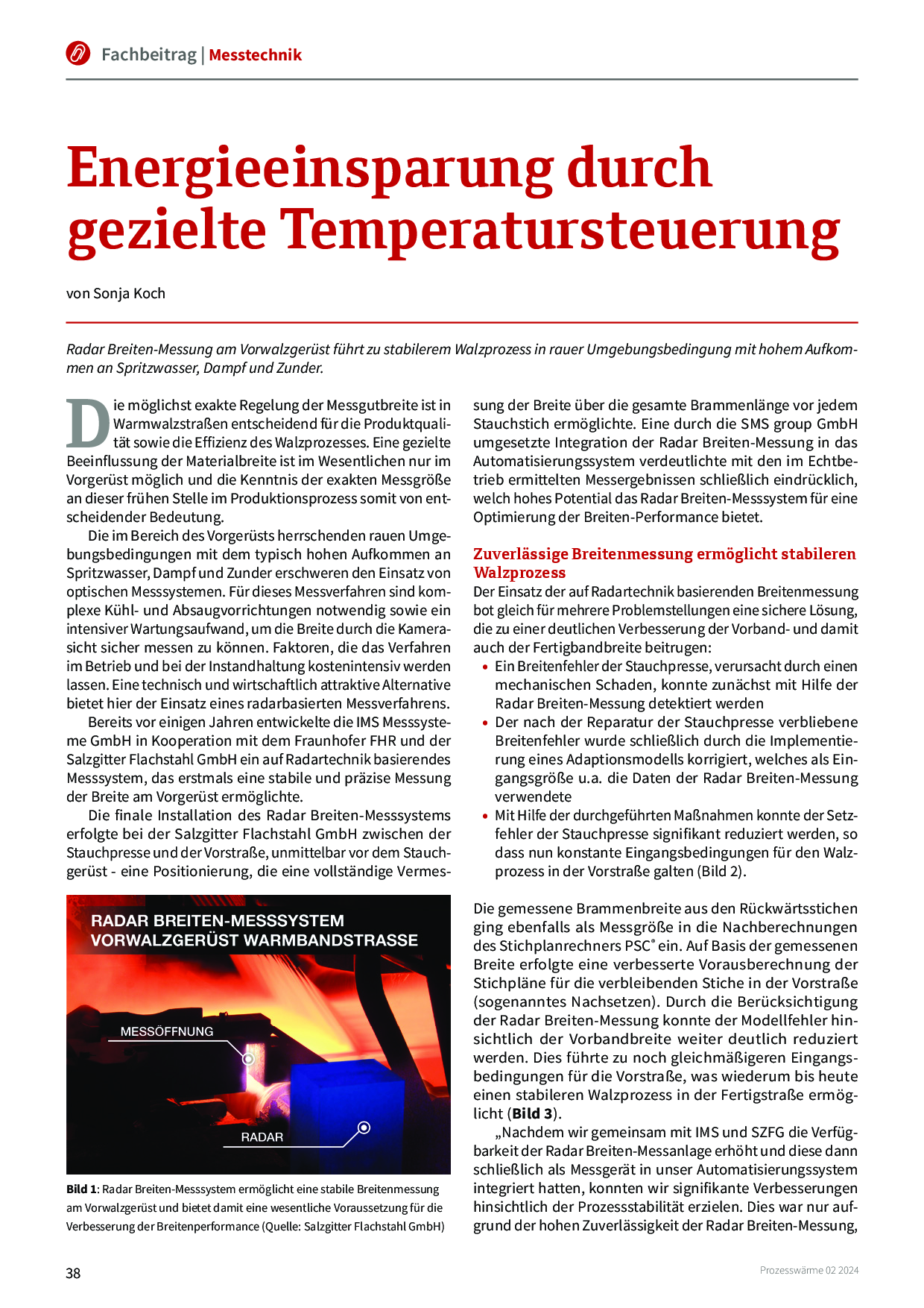 Energieeinsparung durch gezielte Temperatursteuerung