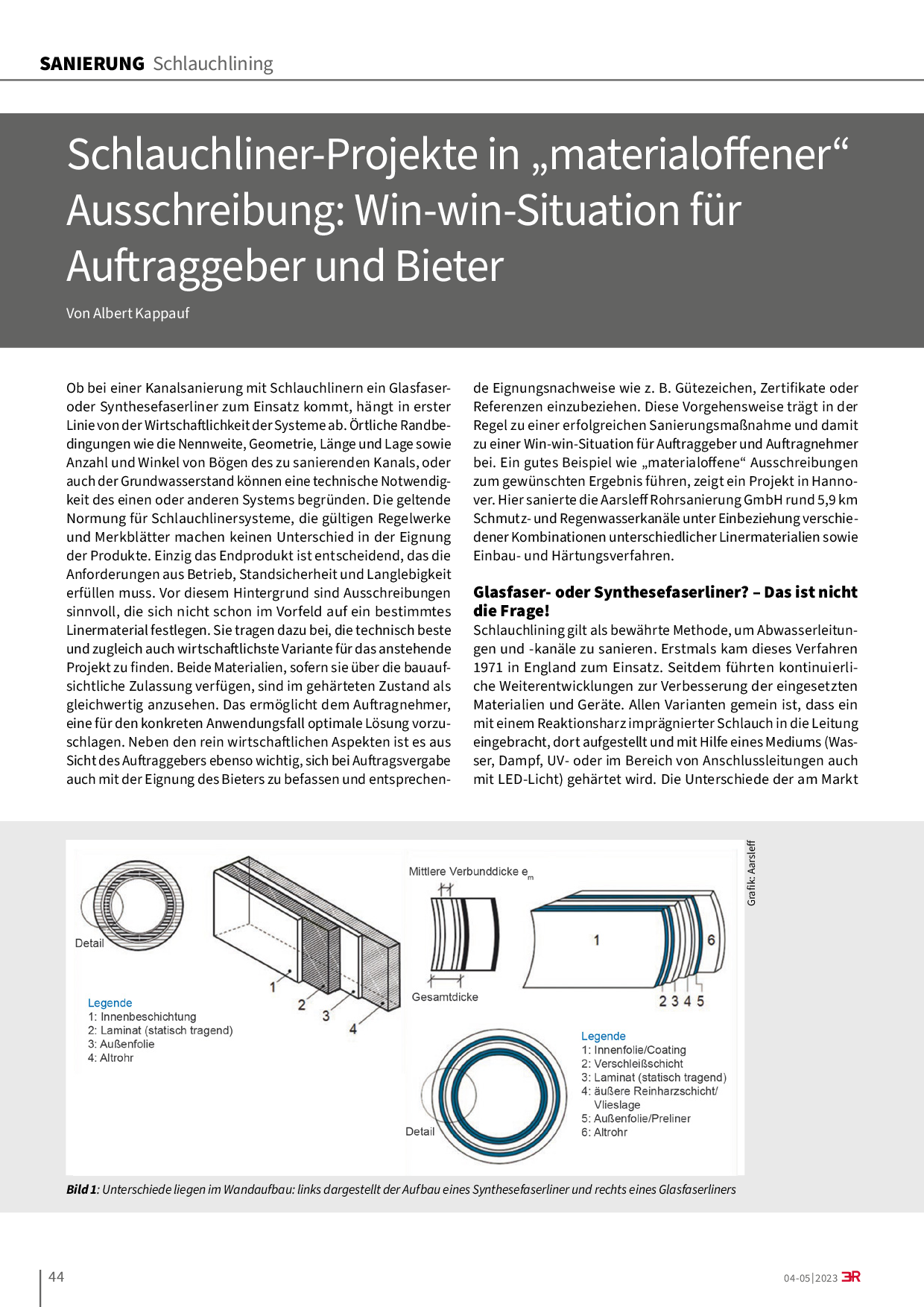 Schlauchliner-Projekte in „materialoffener“ Ausschreibung: Win-win-Situation für Auftraggeber und Bieter