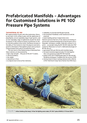 Prefabricated Manifolds - Advantages for Customised Solutions in PE 100 Pressure Pipe Systems