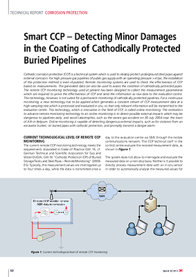 Smart CCP – Detecting Minor Damages in the Coating of Cathodically Protected Buried Pipelines