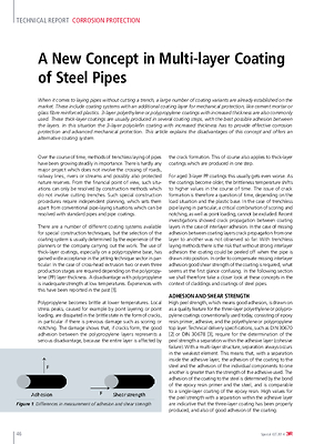 A New Concept in Multi-layer Coating of Steel Pipes