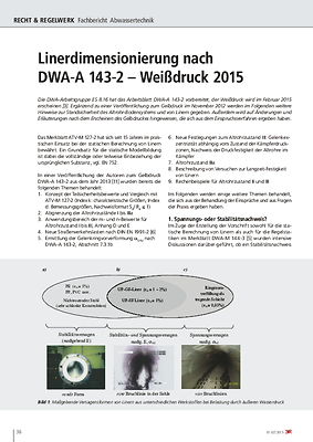 Linerdimensionierung nach DWA-A 143-2 – Weißdruck 2015