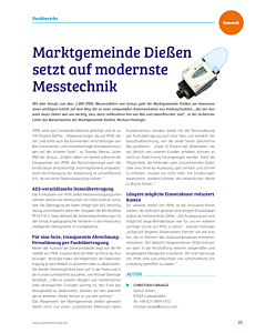 Marktgemeinde Dießen setzt auf modernste Messtechnik