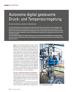 Autonome digital gesteuerte Druck- und Temperaturregelung