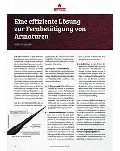 Eine effiziente Lösung zur Fernbetätigung von Armaturen