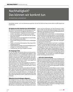 Nachhaltigkeit? Das können wir konkret tun