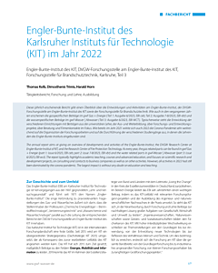Engler-Bunte-Institut des Karlsruher Instituts für Technologie (KIT) im Jahr 2022