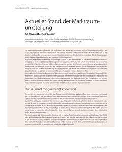 Stand der L-/H-Gas-Marktraumumstellung
