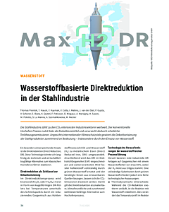 Wasserstoffbasierte Direktreduktion in der Stahlindustrie