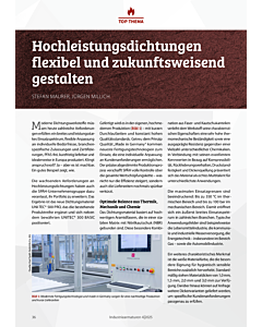 Hochleistungsdichtungen flexibel und zukunftsweisend gestalten