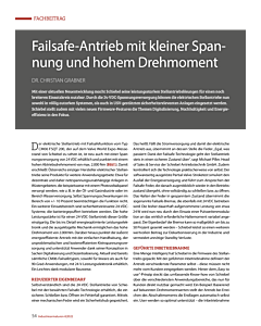 Failsafe-Antrieb mit kleiner Spannung und hohem Drehmoment