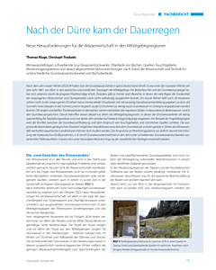 Nach der Dürre kam der Dauerregen