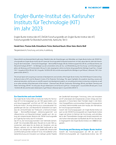 Engler-Bunte-Institut des Karlsruher Instituts für Technologie (KIT) im Jahr 2023