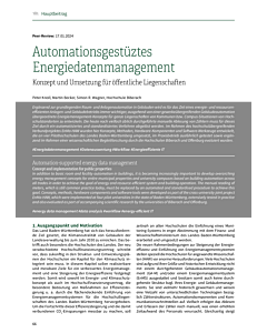 Automationsgestüztes Energiedatenmanagement