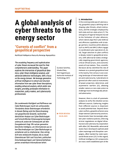 A global analysis of cyber threats to the energy sector