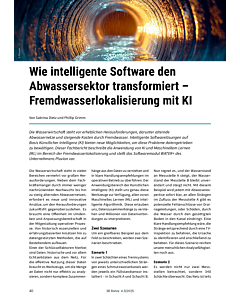 Wie intelligente Software den Abwassersektor transformiert – Fremdwasserlokalisierung mit KI