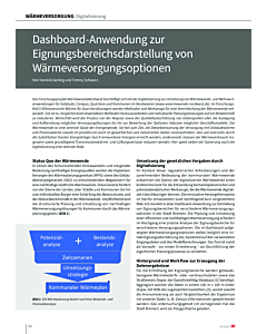 Dashboard-Anwendung zur Eignungsbereichsdarstellung von Wärmeversorgungsoptionen
