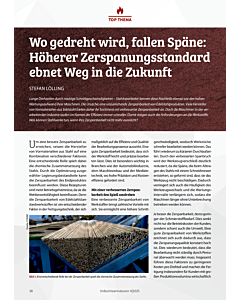 Wo gedreht wird, fallen Späne: Höherer Zerspanungsstandard ebnet Weg in die Zukunft