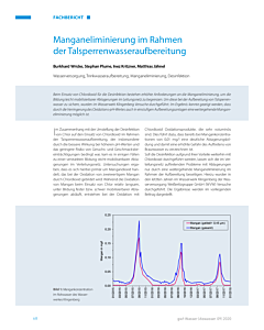 Manganeliminierung im Rahmen der Talsperrenwasseraufbereitung