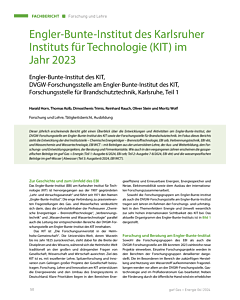 Engler-Bunte-Institut des Karlsruher Instituts für Technologie (KIT) im Jahr 2023