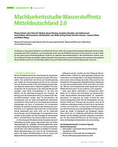 Machbarkeitsstudie Wasserstoffnetz Mitteldeutschland 2.0