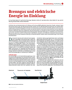 Brenngas und elektrische Energie im Einklang