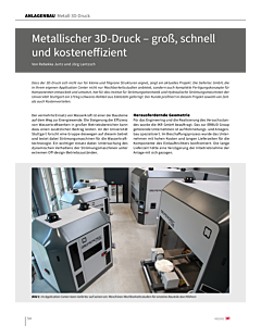 Metallischer 3D-Druck – groß, schnell und kosteneffizient