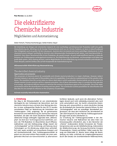Die elektrifizierte Chemische Industrie
