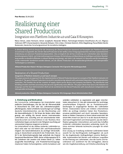 Realisierung einer Shared Production