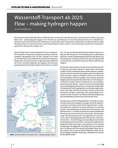 Wasserstoff-Transport ab 2025: Flow – making hydrogen happen