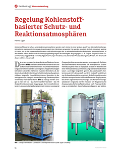 Regelung Kohlenstoff-basierter Schutz- und Reaktionsatmosphären