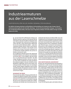 Industriearmaturen aus der Laserschmelze