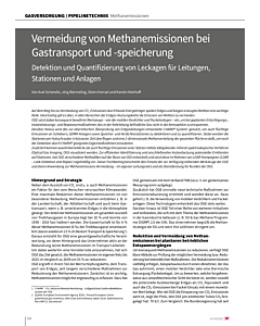 Vermeidung von Methanemissionen bei Gastransport und -speicherung