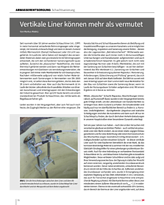 Vertikale Liner können mehr als vermutet