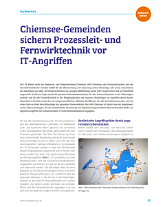 Chiemsee-Gemeinden sichern Prozessleit- und Fernwirktechnik vor IT-Angriffen