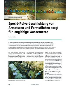 Epoxid-Pulverbeschichtung von Armaturen und Formstücken sorgt für langlebige Wassernetze