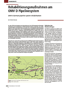 Rehabilitierungsmaßnahmen am OMV D Pipelinesystem