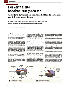 Der Zertifizierte Kanalsanierungsberater - Ausbildung durch die Fördergemeinschaft für die Sanierung von Entwässerungssystemen