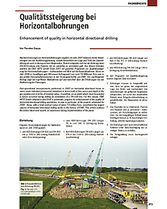 Qualitätssteigerung bei Horizontalbohrungen