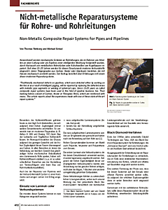 Nicht-metallische Reparatursysteme für Rohre- und Rohrleitungen