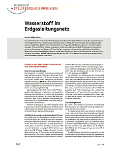 Wasserstoff im Erdgasleitungsnetz