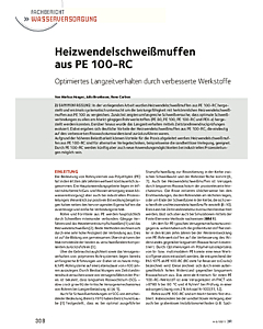 Heizwendelschweißmuffen aus PE 100-RC