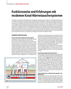 Funktionsweise und Erfahrungen mit modernen Kanal-Wärmetauschersystemen