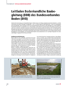 Leitfaden Bodenkundliche Baubegleitung (BBB) des Bundesverbandes Boden (BVB)
