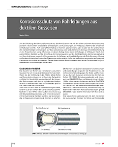 Korrosionsschutz von Rohrleitungen aus duktilem Gusseisen