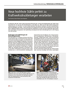 Neue hochfeste Stähle perfekt zu Kraftwerksdruckleitungen verarbeiten