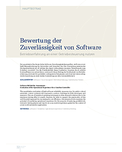 Bewertung der Zuverlässigkeit von Software