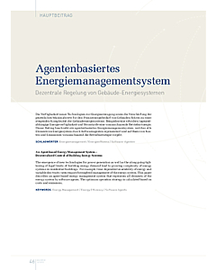 Agentenbasiertes Energiemanagementsystem