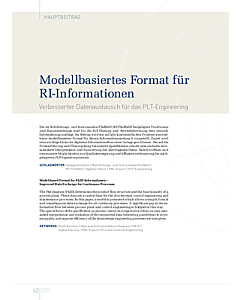 Modellbasiertes Format für RI-Informationen