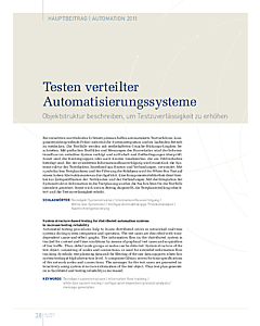 Testen verteilter Automatisierungssysteme
